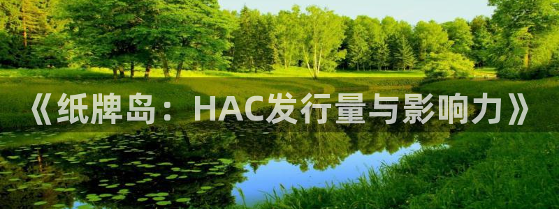 im电竞电子科技怎么样：《纸牌岛：HAC发行量与影响力》